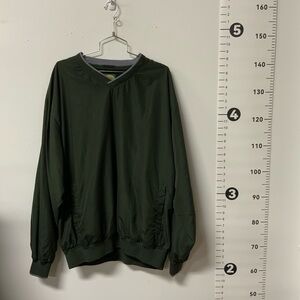 Cabelas green pullover windbreaker